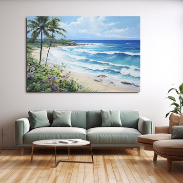 Tropical Beach Art Painting